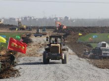 湖北水建工程案例—鄂北水資源配置進場路