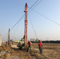 伙牌污水處理廠降水井施工